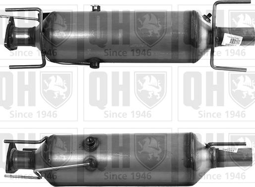 Quinton Hazell QDPF11038HP - Сажевый / частичный фильтр, система выхлопа ОГ www.autospares.lv