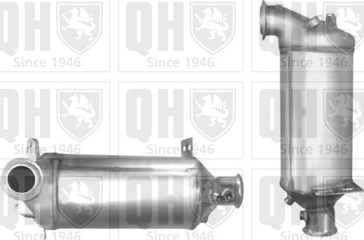 Quinton Hazell QDPF11033P - Сажевый / частичный фильтр, система выхлопа ОГ www.autospares.lv