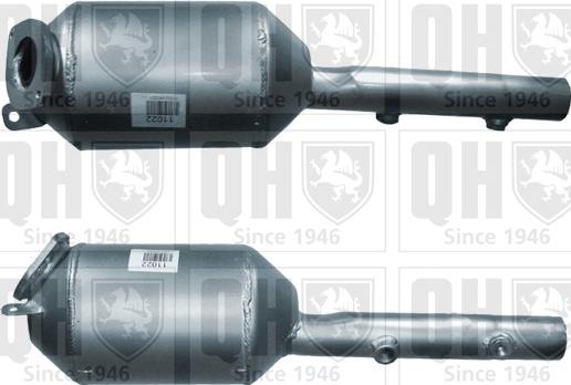 Quinton Hazell QDPF11022P - Nosēdumu / Daļiņu filtrs, Izplūdes gāzu sistēma www.autospares.lv