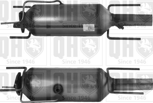 Quinton Hazell QDPF11027HP - Сажевый / частичный фильтр, система выхлопа ОГ www.autospares.lv