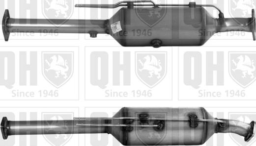 Quinton Hazell QDPF11156HP - Сажевый / частичный фильтр, система выхлопа ОГ www.autospares.lv