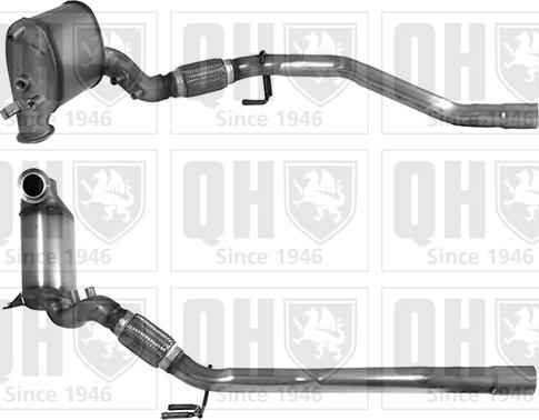 Quinton Hazell QDPF11150 - Сажевый / частичный фильтр, система выхлопа ОГ www.autospares.lv