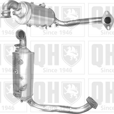 Quinton Hazell QDPF11162HP - Сажевый / частичный фильтр, система выхлопа ОГ www.autospares.lv