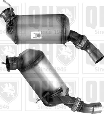 Quinton Hazell QDPF11109H - Nosēdumu / Daļiņu filtrs, Izplūdes gāzu sistēma www.autospares.lv