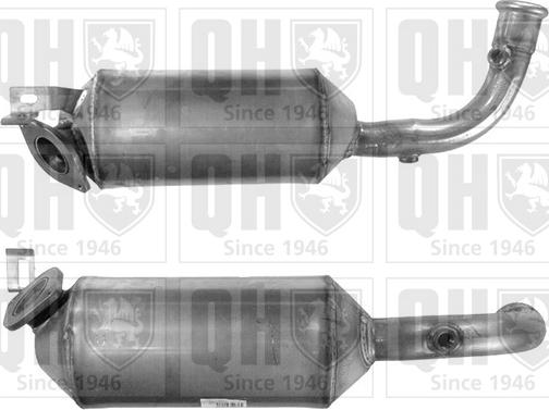 Quinton Hazell QDPF11108P - Nosēdumu / Daļiņu filtrs, Izplūdes gāzu sistēma www.autospares.lv