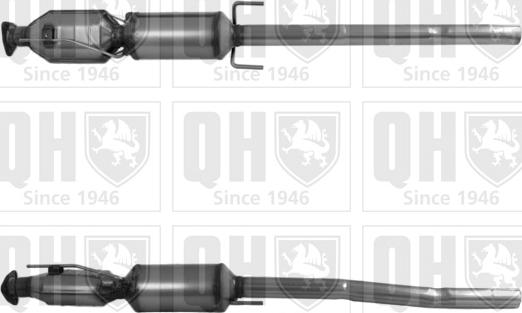 Quinton Hazell QDPF11102HP - Nosēdumu / Daļiņu filtrs, Izplūdes gāzu sistēma www.autospares.lv