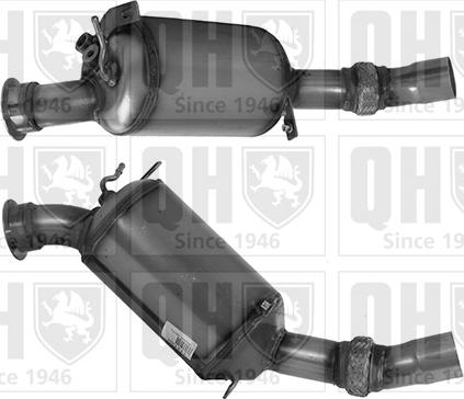 Quinton Hazell QDPF11112H - Nosēdumu / Daļiņu filtrs, Izplūdes gāzu sistēma www.autospares.lv