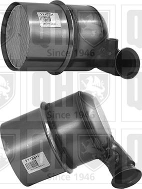 Quinton Hazell QDPF11188H - Сажевый / частичный фильтр, система выхлопа ОГ www.autospares.lv