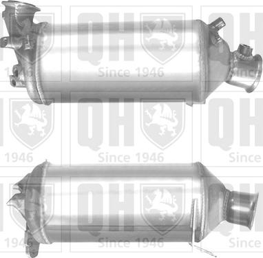 Quinton Hazell QDPF11121P - Nosēdumu / Daļiņu filtrs, Izplūdes gāzu sistēma www.autospares.lv