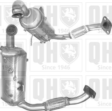 Quinton Hazell QDPF11364H - Сажевый / частичный фильтр, система выхлопа ОГ www.autospares.lv