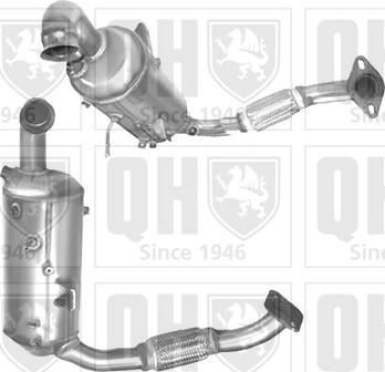 Quinton Hazell QDPF11363HP - Nosēdumu / Daļiņu filtrs, Izplūdes gāzu sistēma www.autospares.lv