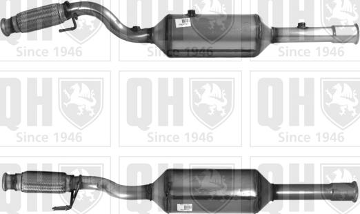 Quinton Hazell QDPF11247H - Сажевый / частичный фильтр, система выхлопа ОГ www.autospares.lv