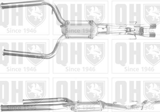 Quinton Hazell QDPF11222 - Nosēdumu / Daļiņu filtrs, Izplūdes gāzu sistēma www.autospares.lv