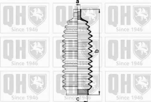 Quinton Hazell QG1441 - Комплект пыльника, рулевое управление www.autospares.lv