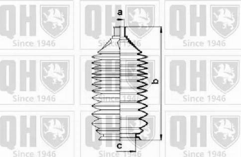 Quinton Hazell QG1460 - Комплект пыльника, рулевое управление www.autospares.lv