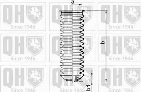 Quinton Hazell QG1412 - Putekļusargu komplekts, Stūres iekārta www.autospares.lv