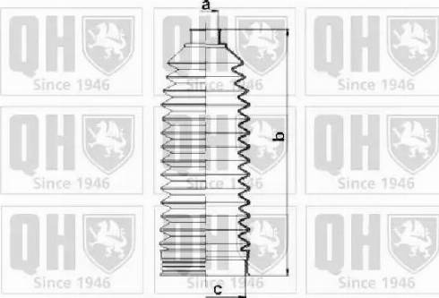 Quinton Hazell QG1489 - Putekļusargu komplekts, Stūres iekārta www.autospares.lv