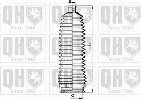 Quinton Hazell QG1482 - Putekļusargu komplekts, Stūres iekārta www.autospares.lv