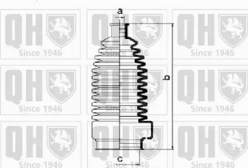 Quinton Hazell QG1427 - Putekļusargu komplekts, Stūres iekārta autospares.lv