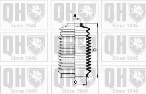 Quinton Hazell QG1478 - Putekļusargu komplekts, Stūres iekārta autospares.lv