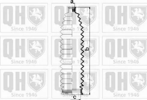 Quinton Hazell QG1504 - Putekļusargu komplekts, Stūres iekārta www.autospares.lv