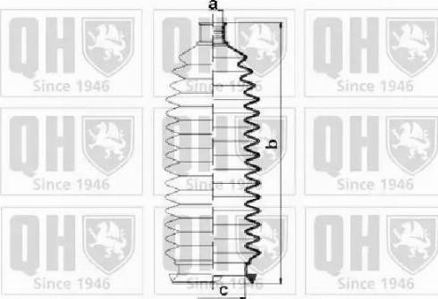 Quinton Hazell QG1500 - Putekļusargu komplekts, Stūres iekārta www.autospares.lv