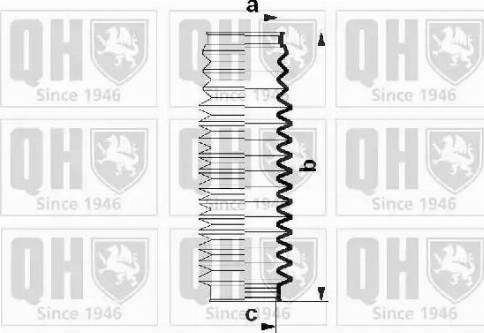 Quinton Hazell QG1510 - Putekļusargu komplekts, Stūres iekārta www.autospares.lv