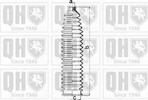 Quinton Hazell QG1513 - Putekļusargu komplekts, Stūres iekārta www.autospares.lv