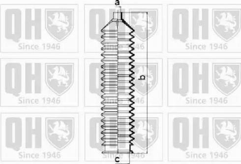 Quinton Hazell QG1679 - Putekļusargu komplekts, Stūres iekārta www.autospares.lv