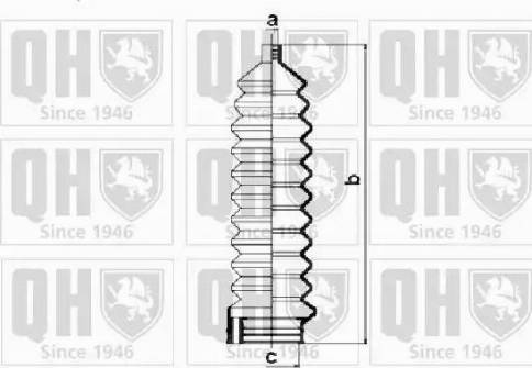 Quinton Hazell QG1084 - Putekļusargs, Stūres iekārta www.autospares.lv