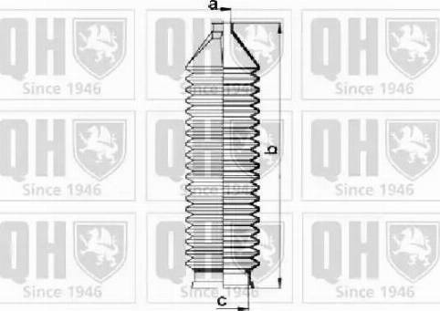 Quinton Hazell QG1087 - Putekļusargs, Stūres iekārta www.autospares.lv