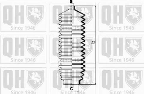 Quinton Hazell QG1036 - Putekļusargu komplekts, Stūres iekārta autospares.lv