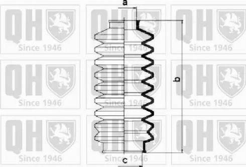 Quinton Hazell QG1022 - Putekļusargu komplekts, Stūres iekārta www.autospares.lv