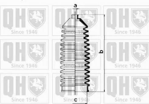 Quinton Hazell QG1155 - Putekļusargu komplekts, Stūres iekārta www.autospares.lv