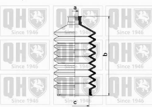 Quinton Hazell QG1139 - Putekļusargu komplekts, Stūres iekārta www.autospares.lv