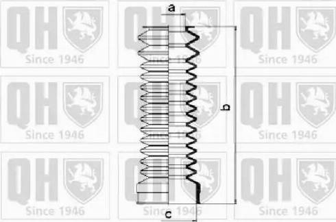 Quinton Hazell QG1135 - Putekļusargu komplekts, Stūres iekārta www.autospares.lv