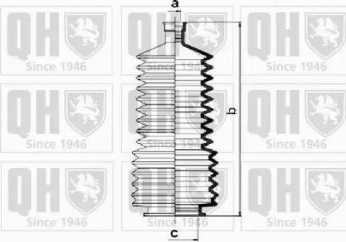 Quinton Hazell QG1398 - Putekļusargu komplekts, Stūres iekārta www.autospares.lv