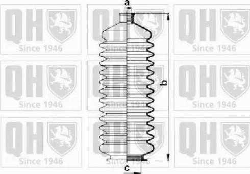 Quinton Hazell QG1397 - Putekļusargu komplekts, Stūres iekārta www.autospares.lv