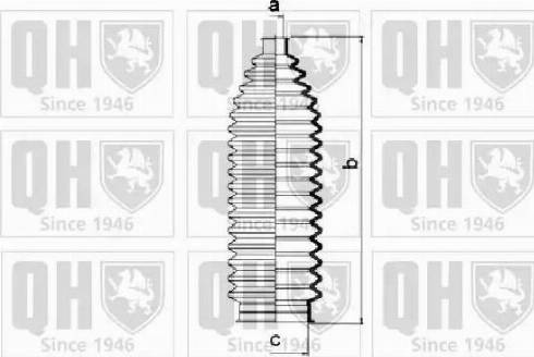 Quinton Hazell QG1351 - Putekļusargu komplekts, Stūres iekārta www.autospares.lv