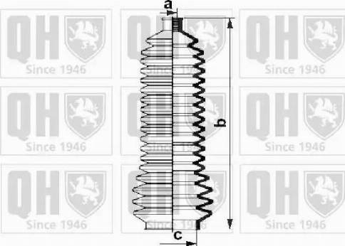 Quinton Hazell QG1416 - Putekļusargu komplekts, Stūres iekārta www.autospares.lv