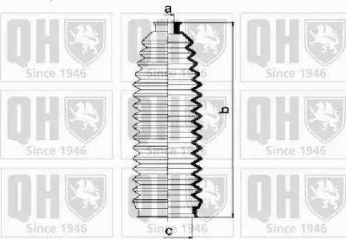 Quinton Hazell QG1304 - Putekļusargu komplekts, Stūres iekārta www.autospares.lv