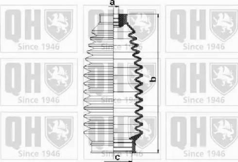 Quinton Hazell QG1307 - Putekļusargu komplekts, Stūres iekārta autospares.lv