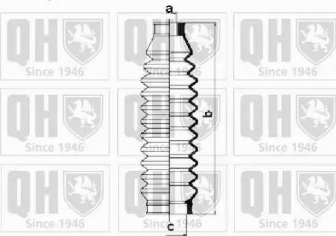 Quinton Hazell QG1334 - Putekļusargu komplekts, Stūres iekārta www.autospares.lv