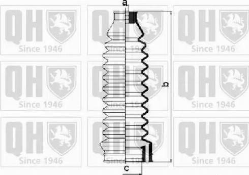 Quinton Hazell QG1336 - Putekļusargs, Stūres iekārta www.autospares.lv