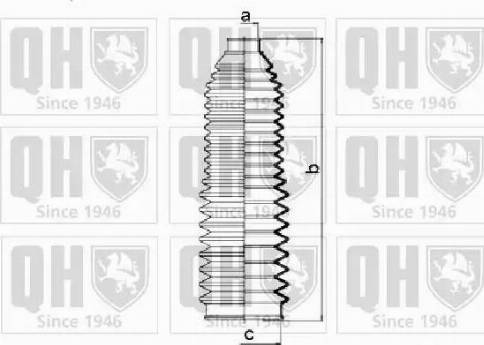 Quinton Hazell QG1422 - Комплект пыльника, рулевое управление www.autospares.lv