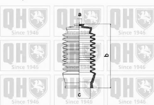 Quinton Hazell QG1255 - Putekļusargs, Stūres iekārta autospares.lv