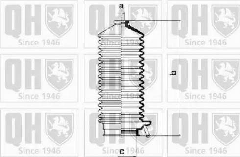 Quinton Hazell QG1234 - Putekļusargu komplekts, Stūres iekārta www.autospares.lv