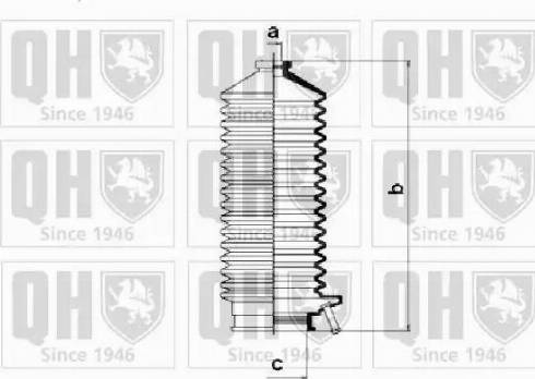 Quinton Hazell QG1231 - Putekļusargu komplekts, Stūres iekārta www.autospares.lv