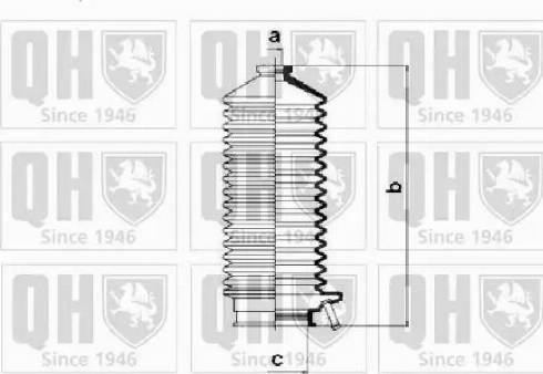 Quinton Hazell QG1232 - Putekļusargu komplekts, Stūres iekārta www.autospares.lv