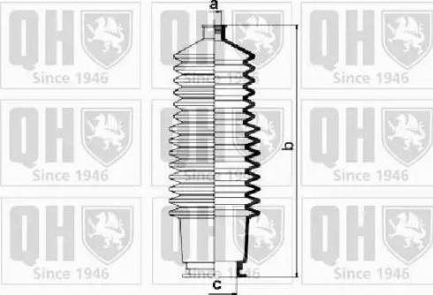 Quinton Hazell QG1271 - Putekļusargu komplekts, Stūres iekārta www.autospares.lv